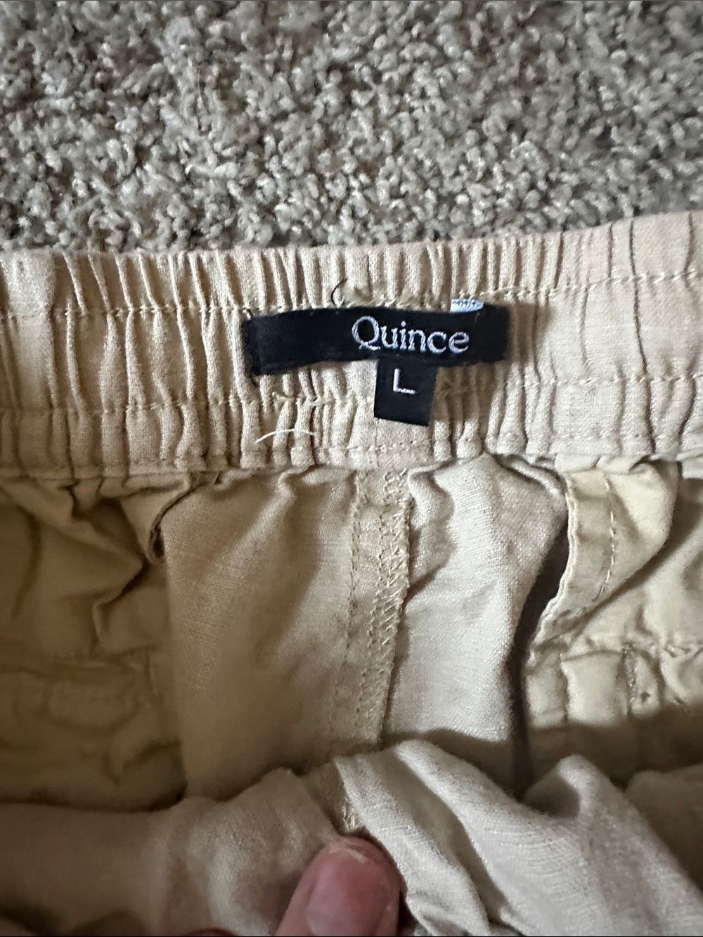 Two Quince Shorts (L) and a Floral Abercrombie and Fitch Shoets (M) - Picture 4 of 4
